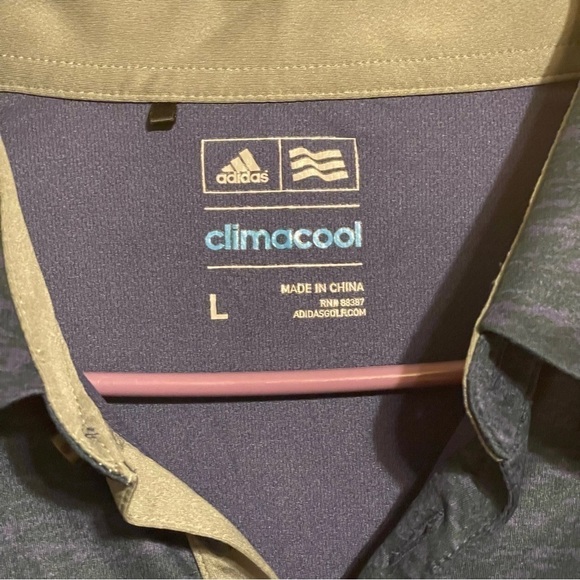 Adidas golf polo mens size L - Picture 4 of 6